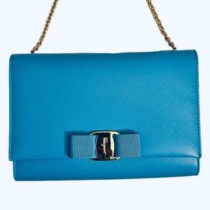 56 NWT Preloved Salvatore Ferragamo Ginny Crossbody Chain ($Marked Down 2/11/25)